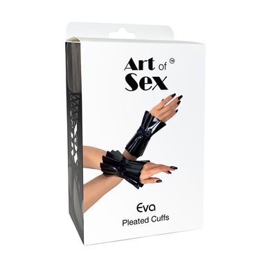 Плісовані манжети на руки Art of Sex - Eva, колір червоний SO7355 фото