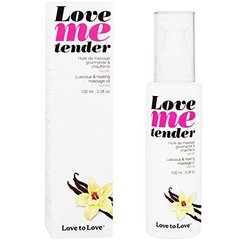 Масажне масло Love To Love LOVE ME TENDER Vanille (100 мл) натуральне без консервантів SO1614 фото