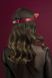 Маска кішечки Feral Feelings - Catwoman Mask, натуральна шкіра, червона SO3407 фото 3