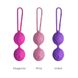 Вагинальные шарики Adrien Lastic Geisha Lastic Balls BIG Violet (L), диаметр 4см, вес 90гр AD40293 фото 4