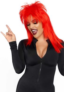 Перука рок-зірки Leg Avenue Unisex rockstar wig Red, унісекс, 53 см SO7939 фото