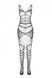 Тілесний ажурний бодістокінг зі складним вертикальним плетінням Casmir CA004 SO5330 фото 5