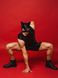 Лакована чорна маска «Кіт» D&A SO6762 фото 3