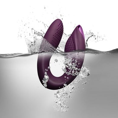 Женский вибратор для оргазма без рук Rocks Off Rock Chick Diva Purple, пульт ДУ SO5484 фото