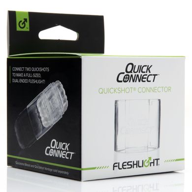 Адаптер Fleshlight Quickshot Quick Connect для з'єднання двох Квікшотов в одну іграшку F19266 фото