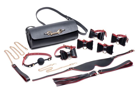 Набір для BDSM Master Series Bow - Luxury BDSM Set With Travel Bag SO8796 фото