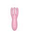 Кліторальний смарт-вібратор Satisfyer Threesome 4 Pink з трьома пальчиками SO6082 фото 2