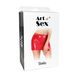 Сексуальная виниловая юбка Art of Sex - Stella, размер XS-M, цвет красный SO7473 фото 3