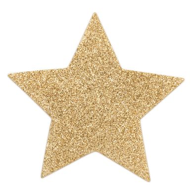 Пэстис - стикини Bijoux Indiscrets - Flash Star Gold, наклейки на соски SO2340 фото