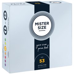 Презервативи Mister Size - pure feel - 53 (36 condoms), товщина 0,05 мм SO8051 фото