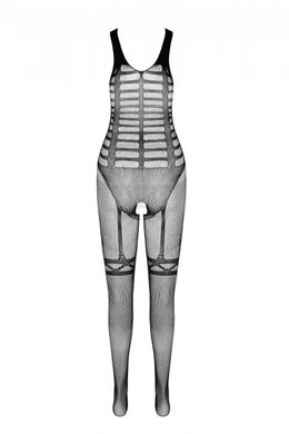 Сетчатый телесный бодистокинг-боди с симметричным рисунком Casmir CA005 SO5332 фото