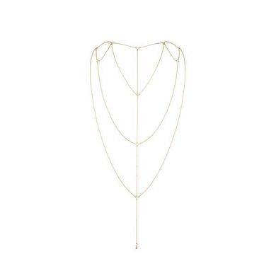 Ланцюжок для спини Bijoux Indiscrets Magnifique Back and Cleavage Chain - Gold, прикраса для тіла SO2657 фото