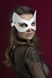 Маска кошечки Feral Feelings - Kitten Mask, натуральная кожа, белая SO3411 фото 4