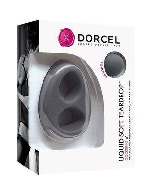 Ерекційне кільце Dorcel Liquid-Soft Teardrop для члена і мошонки, soft-touch силікон SO2346 фото