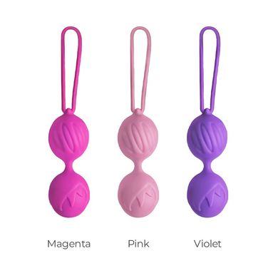 Вагинальные шарики Adrien Lastic Geisha Lastic Balls Mini Violet (S), диаметр 3,4см, масса 85г AD40443 фото
