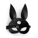 Шкіряна маска Зайчика Art of Sex - Bunny mask, колір Чорний SO9644 фото 4