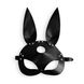 Шкіряна маска Зайчика Art of Sex - Bunny mask, колір Чорний SO9644 фото 3