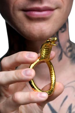 Ерекційне кільце Master Series Cobra King Golden Cock Ring SO8799 фото