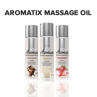 Натуральное массажное масло System JO Aromatix — Massage Oil — Vanilla 120 мл SO6769 фото