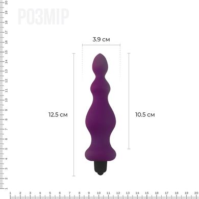 Анальная пробка с вибрацией Adrien Lastic Bullet Amuse Purple, макс. диаметр 3,9см AD20293 фото