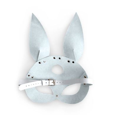 Шкіряна маска Зайчика Art of Sex - Bunny mask, колір Білий SO9646 фото