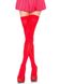 Щільні непрозорі панчохи Leg Avenue Opaque Nylon Thigh Highs Red, one size SO7982 фото 1