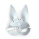 Шкіряна маска Зайчика Art of Sex - Bunny mask, колір Білий SO9646 фото 4