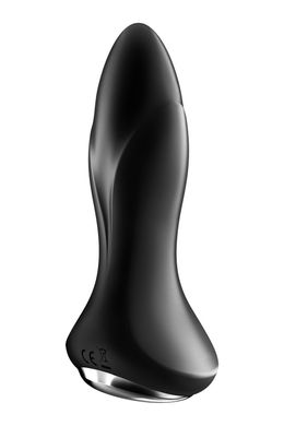 Анальна смарт-вібропробка із перлинним масажем Satisfyer Rotator Plug 1+ Black SO6278 фото