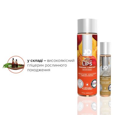 Комплект System JO GWP — Peaches & Cream — Peachy Lips 120 мл & H2O Vanilla 30 мл SO6771 фото