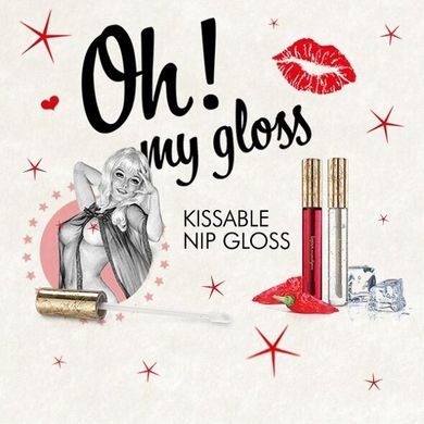 Набор блесков для сосков Bijoux Indiscrets Kissable Nip Gloss DUET (2х13 мл) SO5952 фото