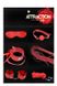 Набор MAI BDSM STARTER KIT Nº 75 Red: плеть, кляп, наручники, маска, ошейник, веревка, зажимы SO5004 фото 10