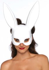 Маска кролика Leg Avenue Masquerade Rabbit Mask White, длинные ушки, на резинке SO7947 фото
