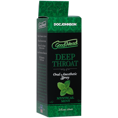 Спрей для мінету Doc Johnson GoodHead DeepThroat Spray - Mystical Mint 59 мл для глибокого мінету SO2799 фото