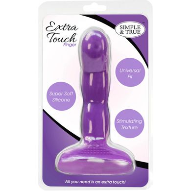 Насадка на палец Simple&True Extra Touch Finger Dong Purple SO5591 фото