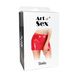 Сексуальная виниловая юбка Art of Sex - Stella, размер L-2XL, цвет красный SO7481 фото 3