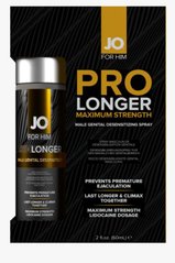 Пролонгирующий спрей System JO Prolonger Spray with Lidocaine (60 мл), не содержит минеральных масел SO4098 фото