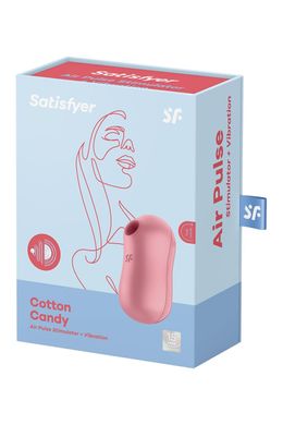 Вакуумный стимулятор с вибрацией Satisfyer Cotton Candy Light Red SO6282 фото