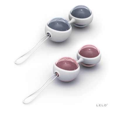 Набір вагінальних кульок LELO Beads, діаметр 3,5 см, змінне навантаження, 2х28 та 2х37 г SO8082 фото