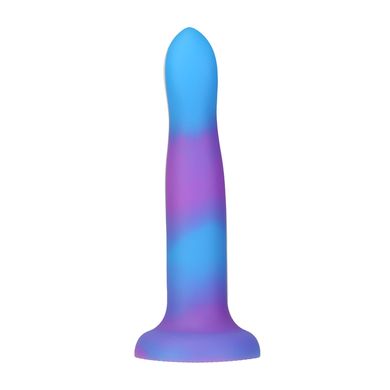 Фалоімітатор, що світиться в темряві, ADDICTION Rave 8″ Glow in the Dark Dildo Blue Purple, 20,3 см SO6851 фото