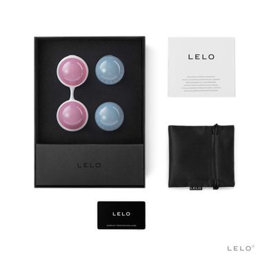 Набір вагінальних кульок LELO Beads, діаметр 3,5 см, змінне навантаження, 2х28 та 2х37 г SO8082 фото