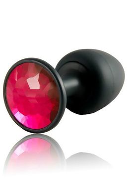 Анальна пробка Dorcel Geisha Plug Ruby XL з кулькою всередині, створює вібрації, макс діаметр 4,5 см MD1335 фото