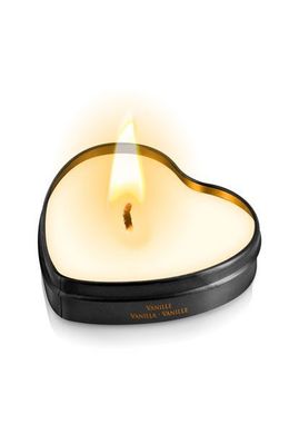 Массажная свеча-сердечко Plaisirs Secrets Vanilla (35 мл) SO1865 фото