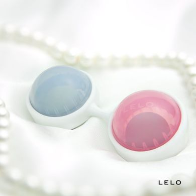 Набір вагінальних кульок LELO Beads Mini, діаметр 2,9 см, змінне навантаження, 2х28 та 2х37 г SO8083 фото