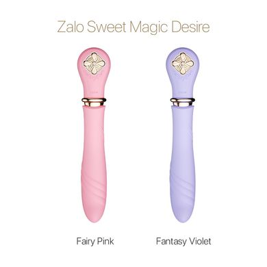 Пульсатор із підігрівом Zalo Sweet Magic - Desire Fantasy Violet, турбо режим SO6679 фото