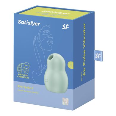 Вакуумний стимулятор Satisfyer Pro To Go 1 Mint (м'ята упаковка) SO7799-R фото