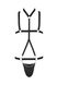 Комплект чоловічої білизни зі стреп Passion 039 Set Andrew XXL/XXXL Black, стринги, шлейки SO7590 фото 3