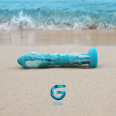 Стеклянный дилдо Gildo - Ocean Wave Glass Dildo SO8894 фото