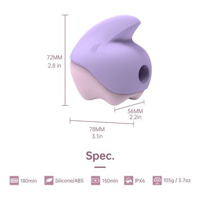Вакуумний кліторальний стимулятор Magic Motion Unicorn Purple SO9602 фото