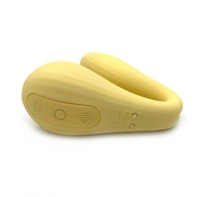 Вакуумный вагинально-клиторальный стимулятор Magic Motion Bobi Yellow, управление со смартфона SO5746 фото