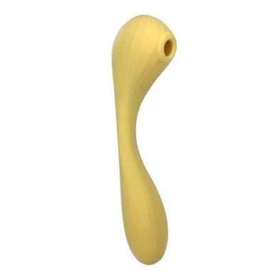 Вакуумный вагинально-клиторальный стимулятор Magic Motion Bobi Yellow, управление со смартфона SO5746 фото